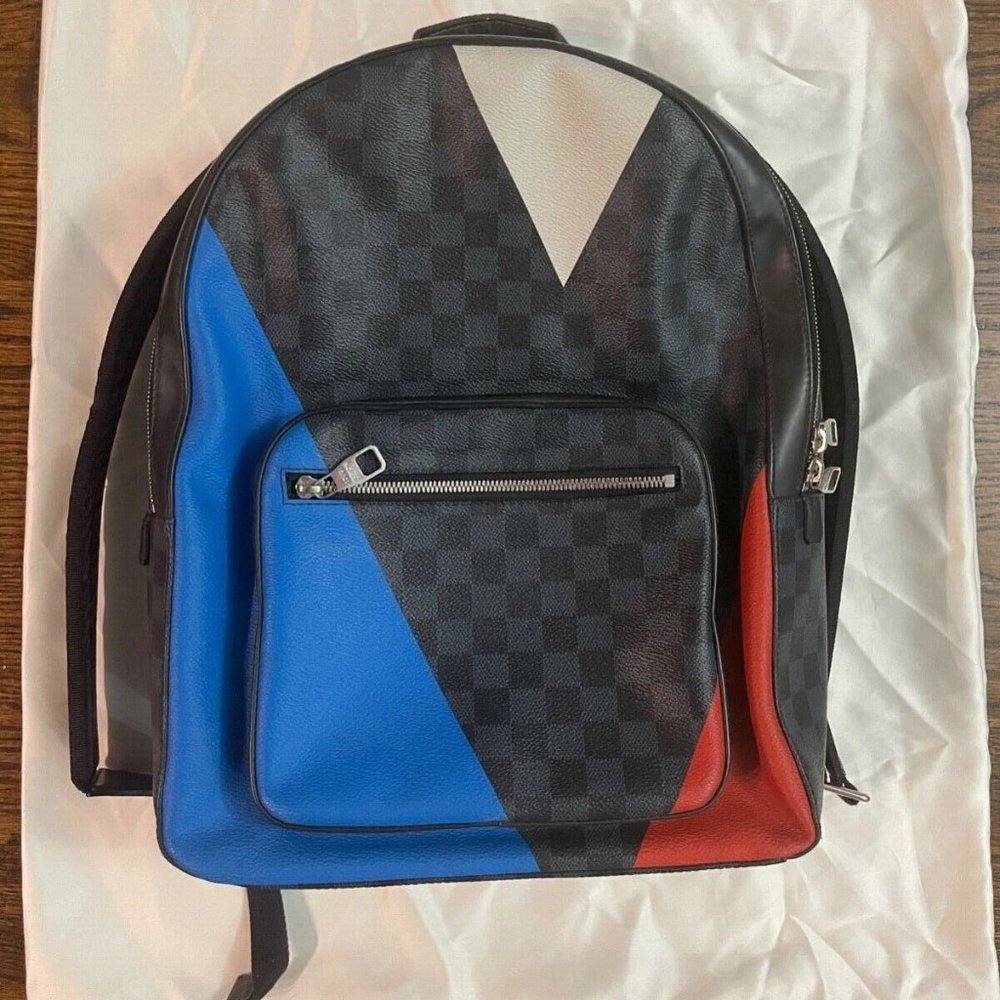 Louis Vuitton Damier Cobalt America's Cup Regatta Josh Backpack